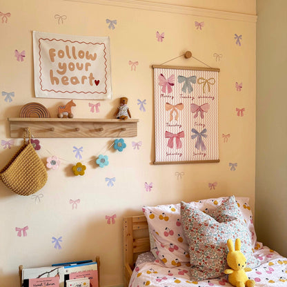 Kid of the Village Bows Of The Week Fine Art Print - Pink