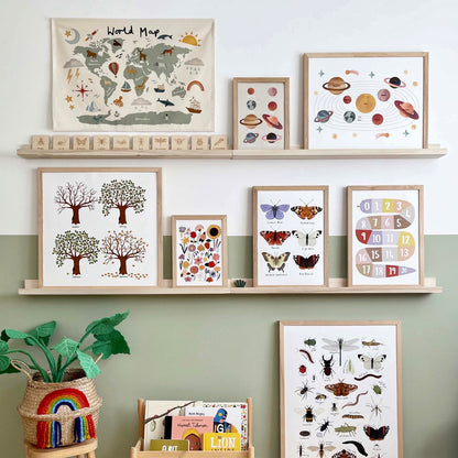 Kid of the Village World Map Wall Hanging - Small