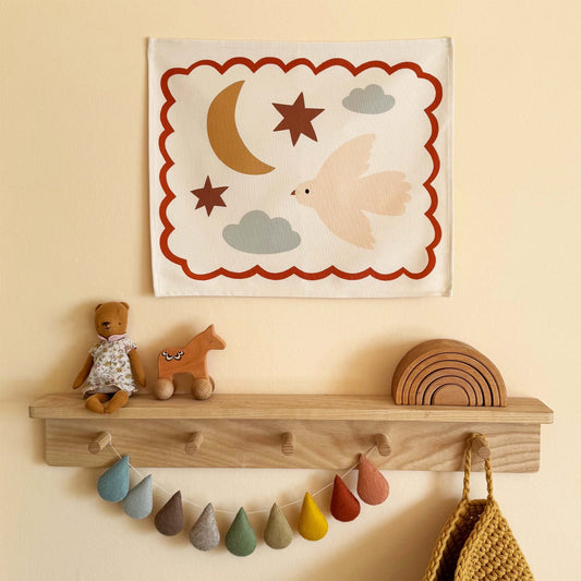 Kid Of The Village Night Sky Banner