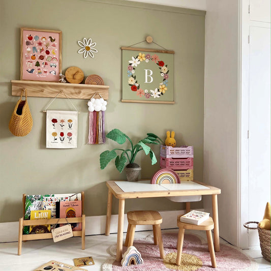 Kid Of The Village Flowers Mini Hanger