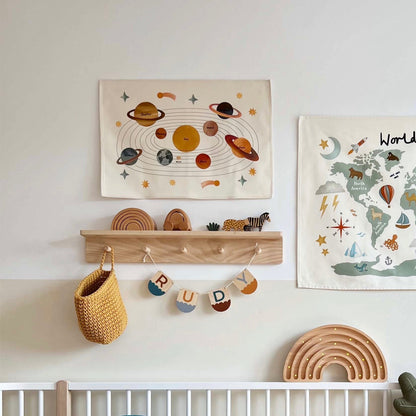 Kid Of The Village Solar System Wall Hanging - Small