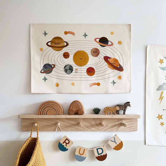 Kid Of The Village Solar System Wall Hanging - Small