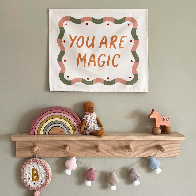Kid Of The Village You Are Magic Banner - Orange