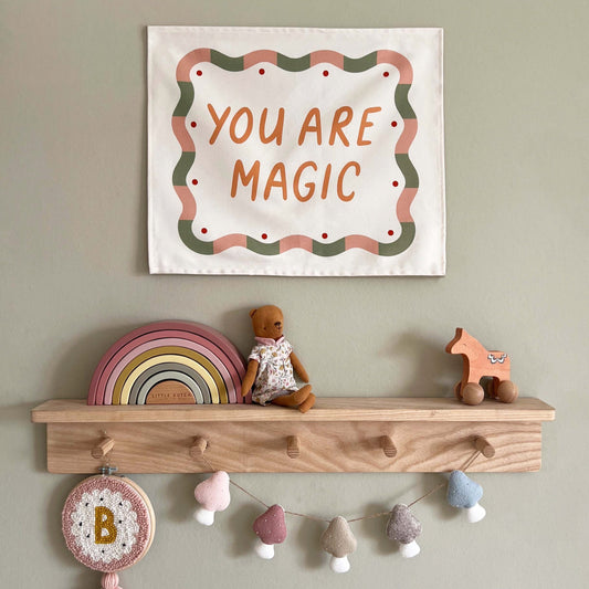 Kid Of The Village You Are Magic Banner - Orange