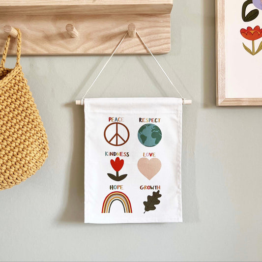 Kid Of The Village Positive Symbols Mini Hanger