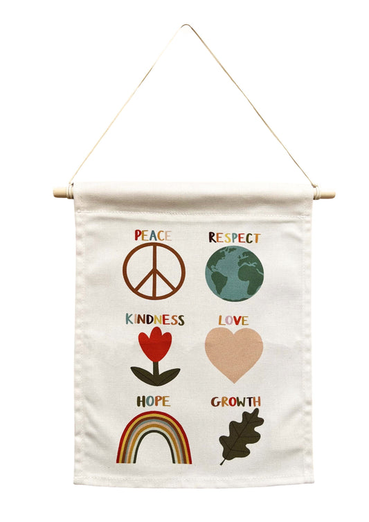 Kid Of The Village Positive Symbols Mini Hanger