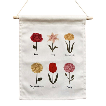 Kid Of The Village Flowers Mini Hanger