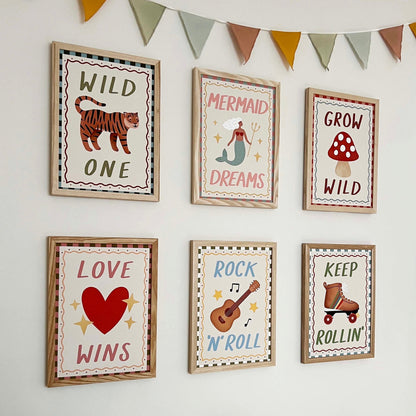 Kid of the Village Love Wins Fine Art Print