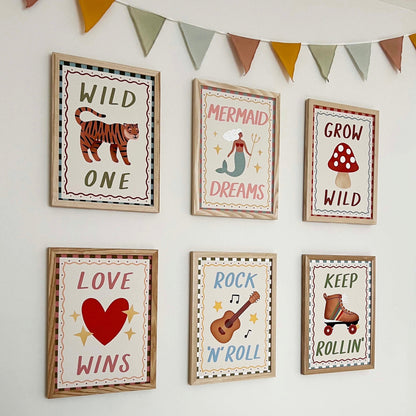 Kid Of The Village Love Wins Fine Art Print