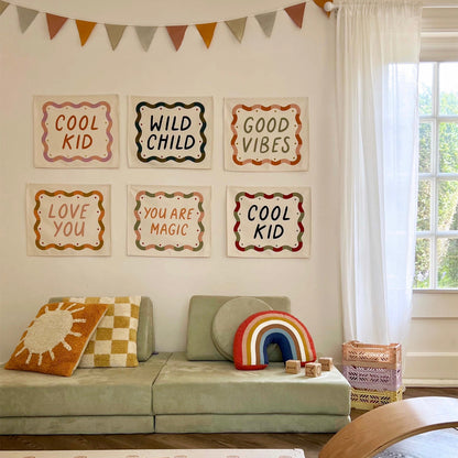 Kid of the Village Cool Kid Banner - Black