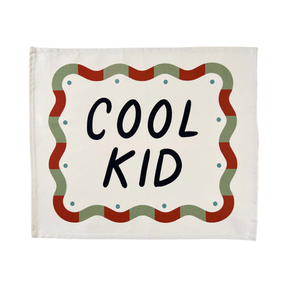 Kid Of The Village Cool Kid Banner - Black