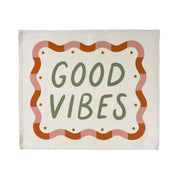 Kid of the Village Good Vibes Banner - Green
