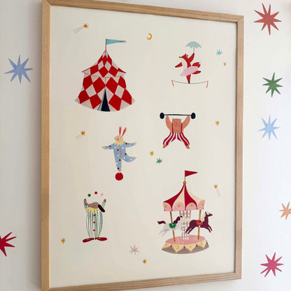 Kid of the Village A Day At The Circus Fine Art Print