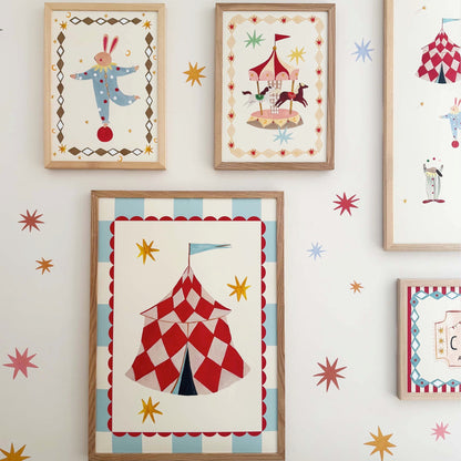 Kid of the Village Balancing Bunny Fine Art Print