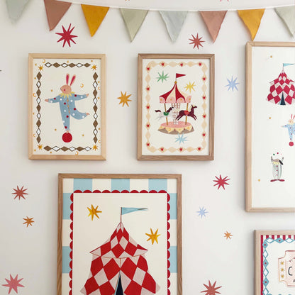 Kid of the Village The Magic Carousel Fine Art Print