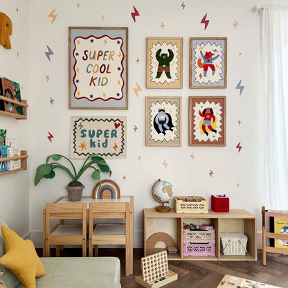 Kid of the Village Mighty Cub Superhero Fine Art Print