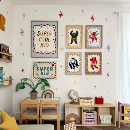 Kid of the Village Flash Tail Superhero Fine Art Print