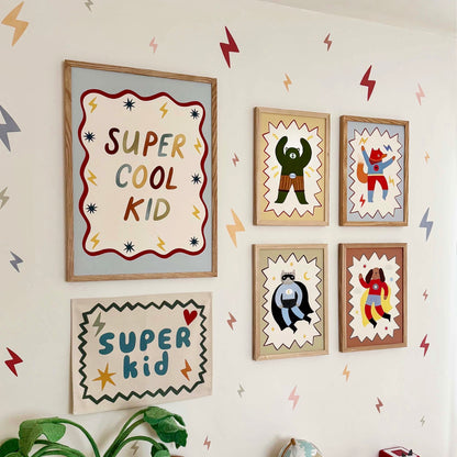 Kid of the Village Flash Tail Superhero Fine Art Print