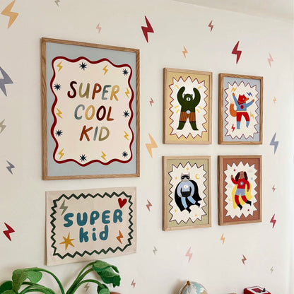 Kid of the Village Flash Tail Superhero Fine Art Print