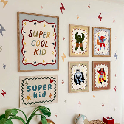 Kid of the Village Mighty Cub Superhero Fine Art Print