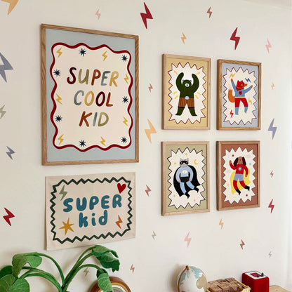 Kid of the Village Captain Woof Superhero Fine Art Print