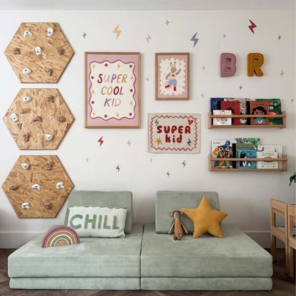 Kid of the Village Super Cool Kid Fine Art Print - Pink