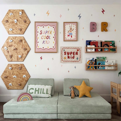 Kid of the Village Super Cool Kid Fine Art Print - Pink