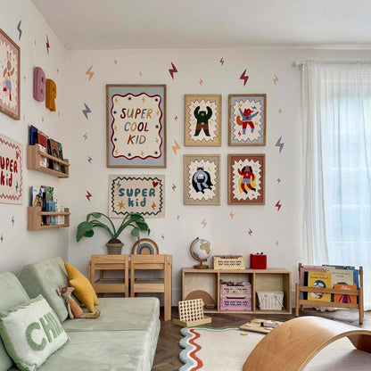 Kid of the Village Flash Tail Superhero Fine Art Print