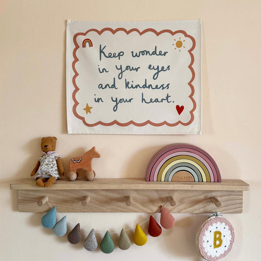 Kid Of The Village Keep Wonder In Your Eyes Banner