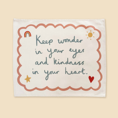 Kid of the Village Keep Wonder In Your Eyes Banner