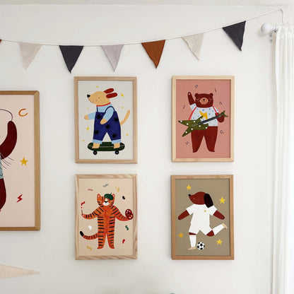 Kid of the Village Creative Cat Fine Art Print