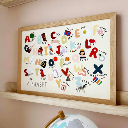 Kid of the Village The Alphabet Fine Art Print - Landscape