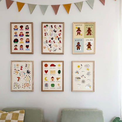 Kid of the Village The Seasons Fine Art Print