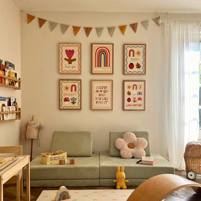 Kid of the Village Rainbow Club Fine Art Print