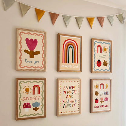 Kid Of The Village Believe In Magic Fine Art Print