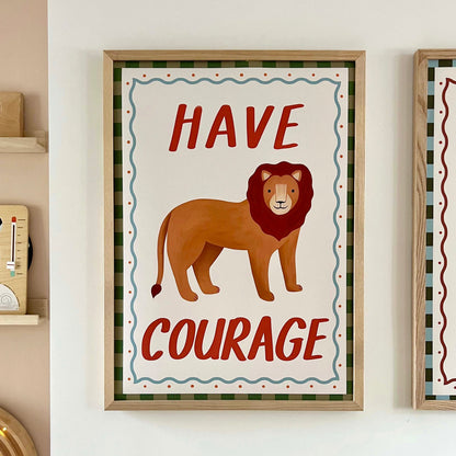 Kid of the Village Have Courage Fine Art Print