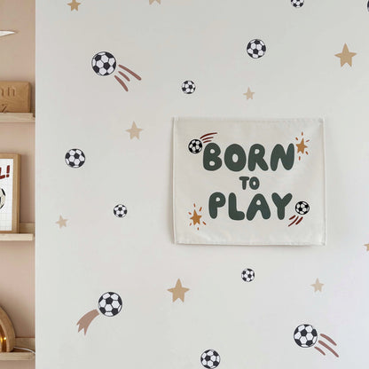 Kid of the Village Born To Play Banner