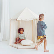 MiniCamp Canvas Pavilion Play Tent - Ecru