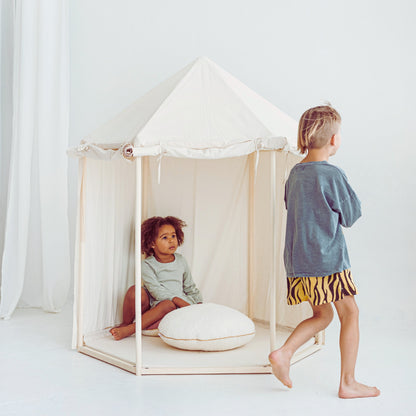 MiniCamp Canvas Pavilion Play Tent - Ecru