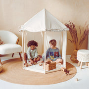 MiniCamp Canvas Pavilion Play Tent - Ecru