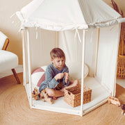 MiniCamp Canvas Pavilion Play Tent - Ecru