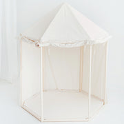 MiniCamp Canvas Pavilion Play Tent - Ecru
