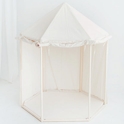 MiniCamp Canvas Pavilion Play Tent - Ecru