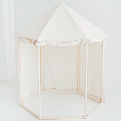 MiniCamp Canvas Pavilion Play Tent - Ecru
