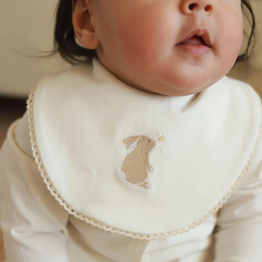 Avery Row Bibs Gift Set - Bunny / Wild Chamomile