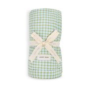 Avery Row Quilted Single Bedspread - Greenhouse Gingham