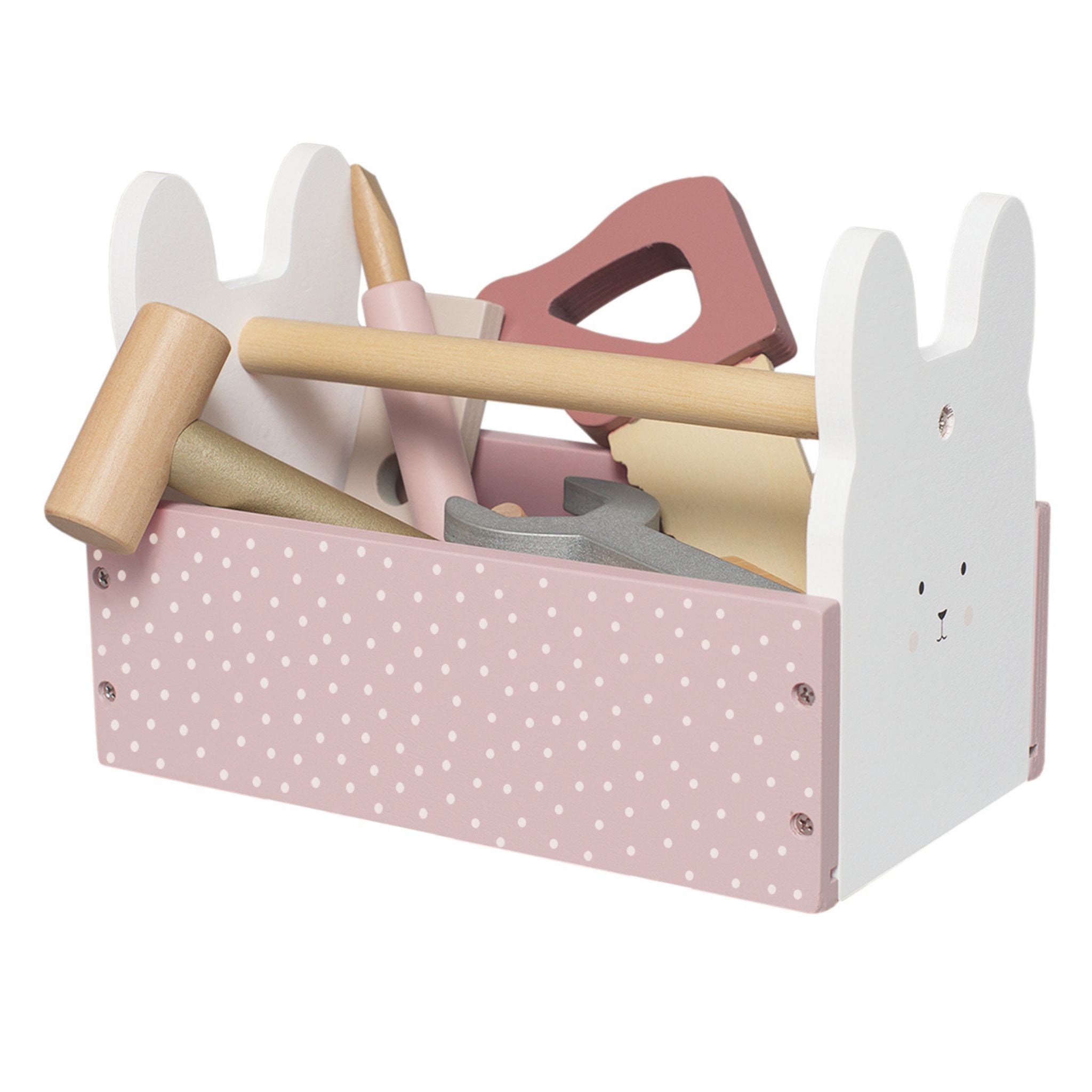 Jabadabado Tool Box - Bunny | Pink Tool Box | Scandiborn