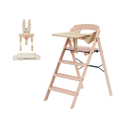 KAOS Klapp Beech High Chair Baby Bundle