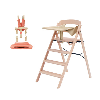 KAOS Klapp Beech High Chair Baby Bundle