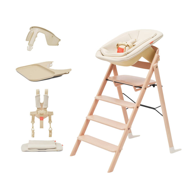 KAOS Klapp Beech High Chair Complete Bundle